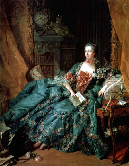 布歇《蓬皮杜夫人》1756年