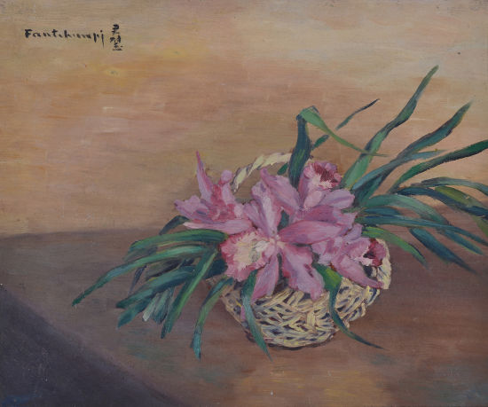 篮中繁花_1944年_木板油彩_37x44.5cm