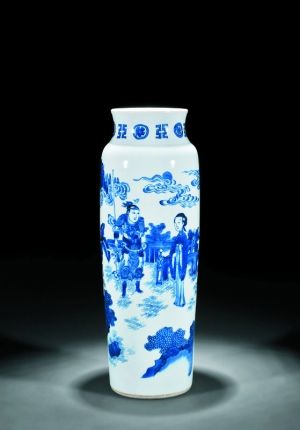 演义之凤仪亭人物故事图筒瓶在嘉德四季第41期暨十周年庆典拍卖会上，以92万元成交。