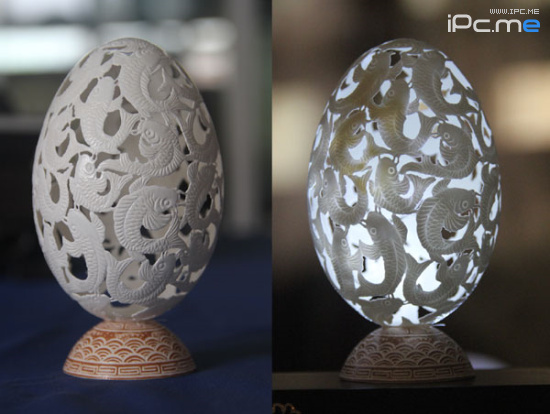蛋壳上的#艺术#-本土牛人！中国民间手工艺美术大师，小蛋壳雕出大世界|iPc.me
