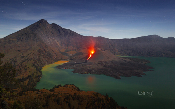 印度尼西亚林贾尼火山