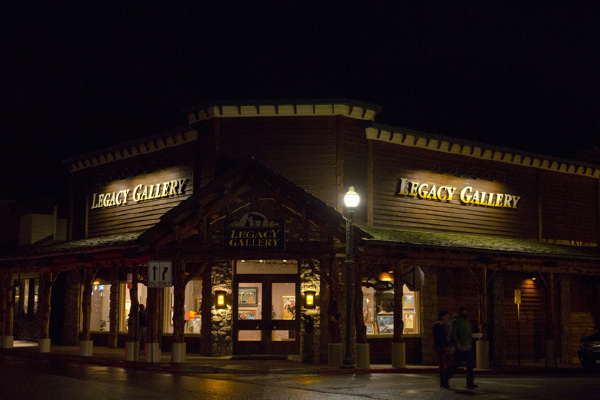 世界风光摄影：充满牛仔味的美国小镇杰克逊夜景