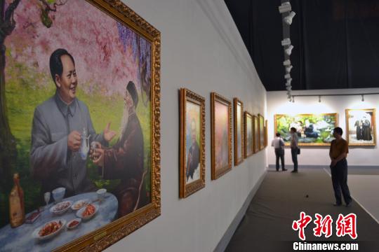 “共和国首席画师”刘宇一油画展在山西举办