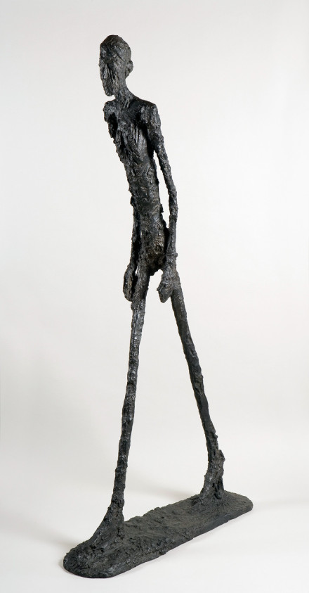 《行走的人》系列:alberto giacometti雕塑作品欣赏