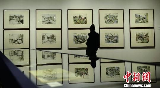 图为第三届杭州中国画双年展。 李晨韵 摄