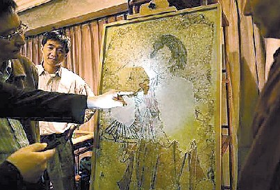 收藏家1300万带唐代壁画归国教授钦佩有胆量