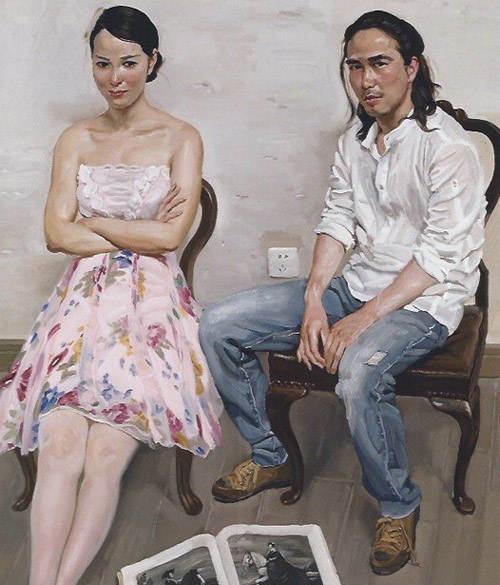 陈丹青展出"画春宫"作品 绘画应回到个人(组图)