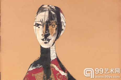 毕加索作品《一位女士的画像》（PortraitofaLady）