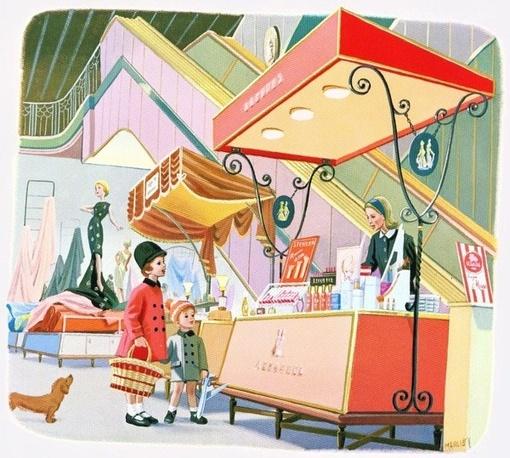 马塞尔·马里耶儿童绘本《玛蒂娜逛超市》