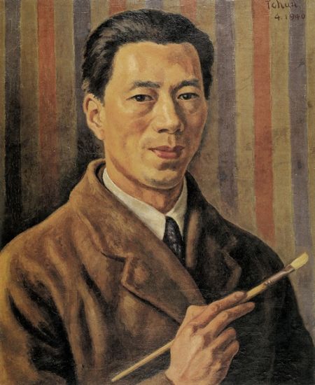 《自画像》布上油画65×53cm1940