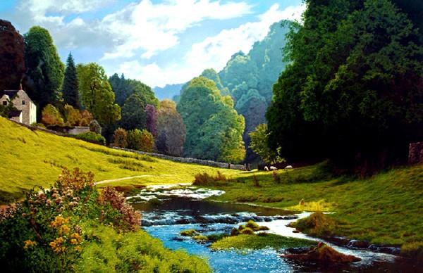 英国风景油画家:迈克尔詹姆斯史密斯作品欣赏 - 人民美术网 - 中国艺术门户网站