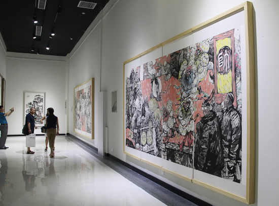 新中国美术家系列：陕西省国画作品展亮相西安