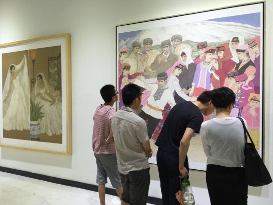 新中国美术家系列：陕西省国画作品展亮相西安