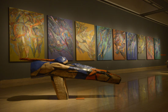 殷小烽作品展在中国美术馆开幕