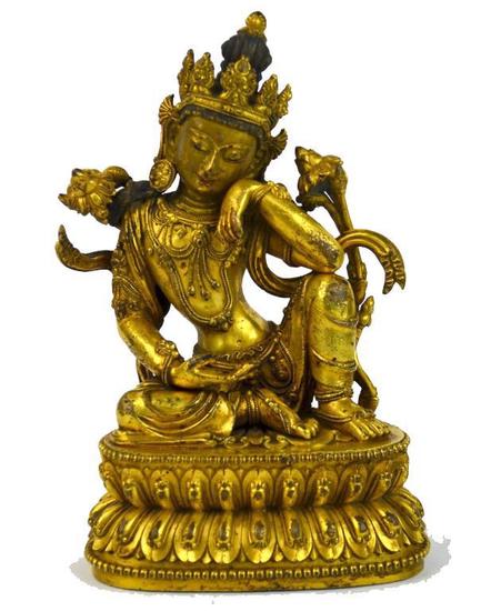 Fine Chinese Gilt Bronze Buddha Figure

　　起拍价格：$15，000