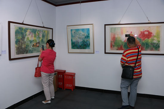 “诗象——祁璐工笔画精品展”在北京现代收藏艺术馆盛大开幕