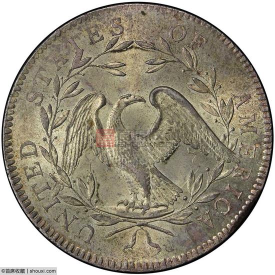 PCGS-MS66+的1794年圣奥斯瓦尔德银币