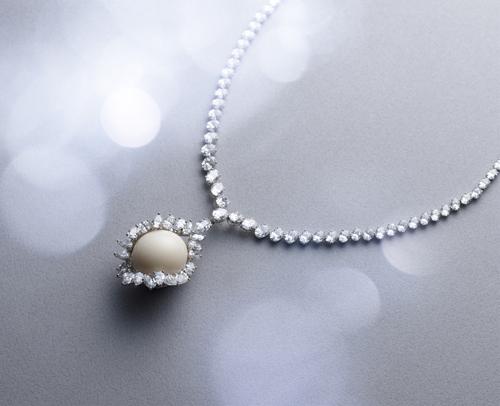 MIKIMOTO高级珠宝之海螺珠钻石项链（全球仅此一件）