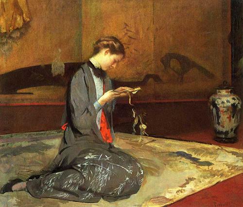 塔贝尔(edmund charles tarbell)绘画作品欣赏(组图)