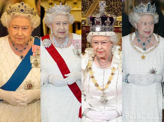 英女王到底有多少库存王冠藏品？