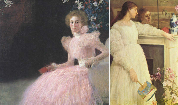 克林姆特《Sonja Knips 像》1898