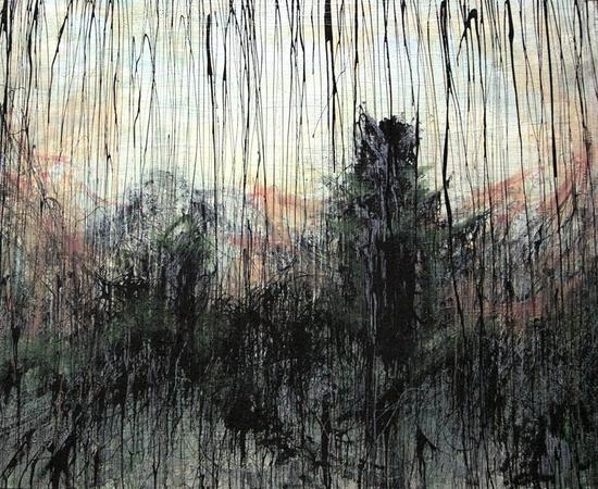 艺术家：韦加 作品：孤独的风景  200cm×250cm布面油画 2014