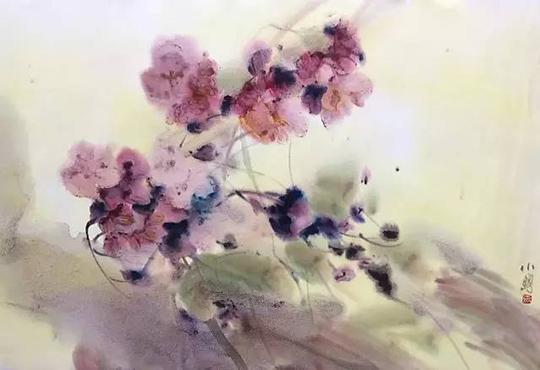 张小纲水彩花卉作品欣赏(组图)