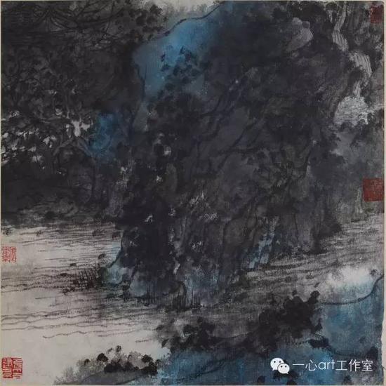 流响之一 38cmX38cm 纸本设色  2015年