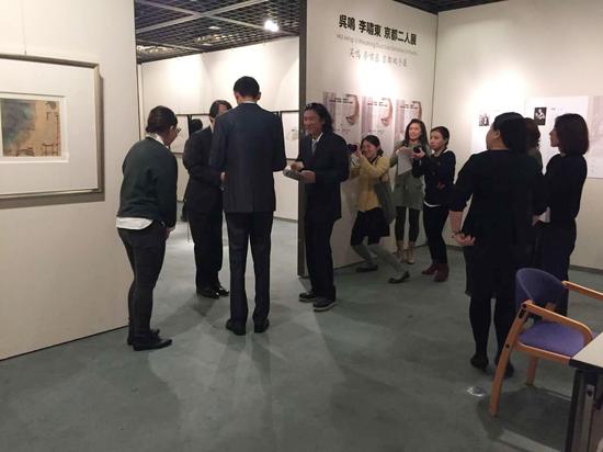 吴鸣、李啸东双个展 展览现场