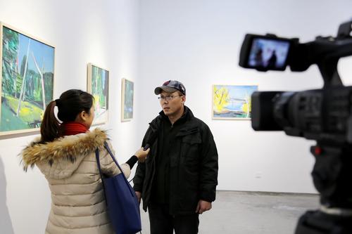 李甲蒋文兴双个展在济南开幕组图