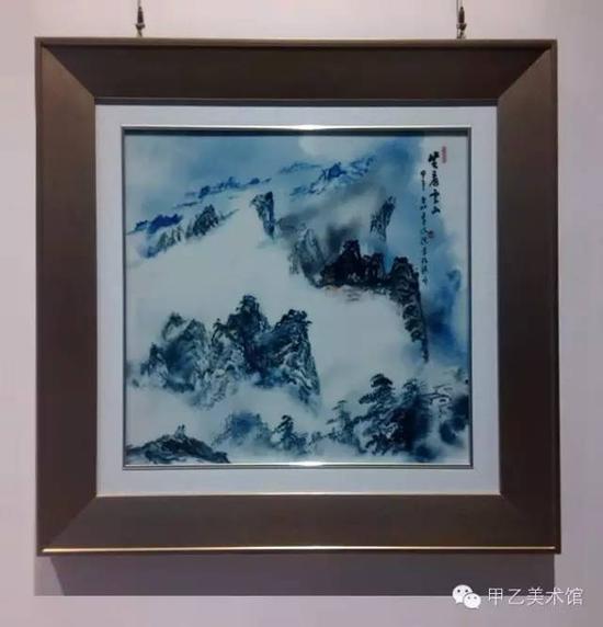 李沃源大师的瓷板画