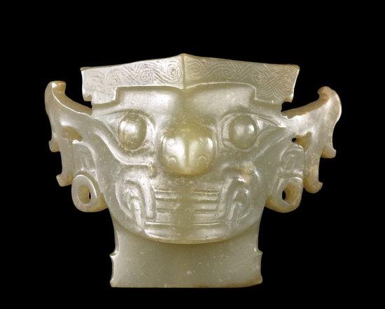 玉面 新石器时期 约公元前2000年陶瓷罗汉 辽代 （公元907至1125年）出自中国河北