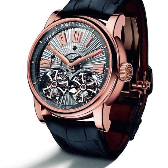 Roger Dubuis Hommage Double Flying Tourbillon双飞行陀飞轮腕表