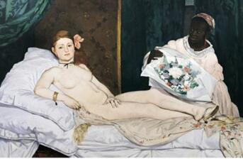 马奈（Edouard Manet）的名画《奥林匹亚》