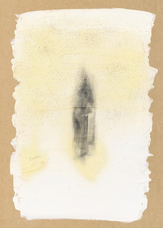 　　The-Laminated-World--Buddha，Zhao-Lu，60cm×45cm，Mixed-media，2009，覆膜世界——Buddha，赵露，综合材料