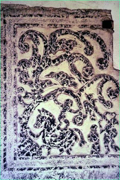 滕州出土的汉代画像石“马上封侯”纹样
