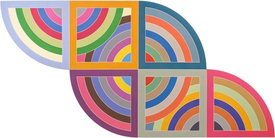 弗兰克·斯特拉（Frank Stella），《Harrigan II》，1967 其回顾展于2015年10月30日－2016年2月7日在惠特尼美术馆举行。