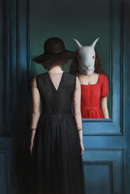 李陈辰，《看到的不是真的》，120x80cm，布面油画，2015，无底价起拍