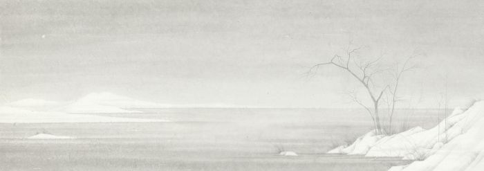 程保忠CHENG Baozhong 《他岸》Another Shore  41x116cm  纸本设色Ink and Colour on Paper  2015