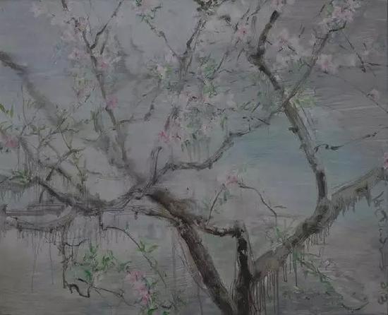 何多苓 《杂花写生》 布面油画 80×100cm 2012_副本