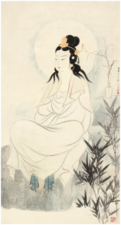 张大千(1899-1983） 观世音菩萨像
拍品估价：¥4,800,000 - 5,800,000
起拍价格：¥4,800,000