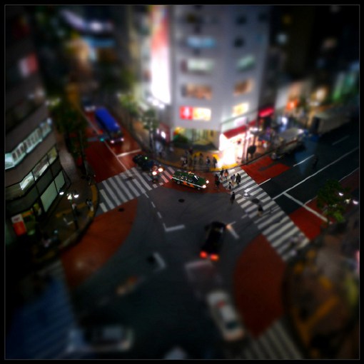 山本隆博的日本东京城市街头移轴摄影