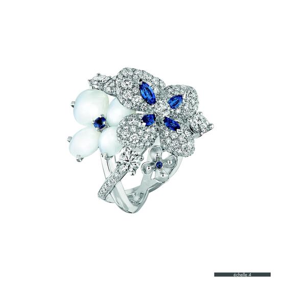 3.CHAUMET Hortensia Voie Lactée系列 戒指