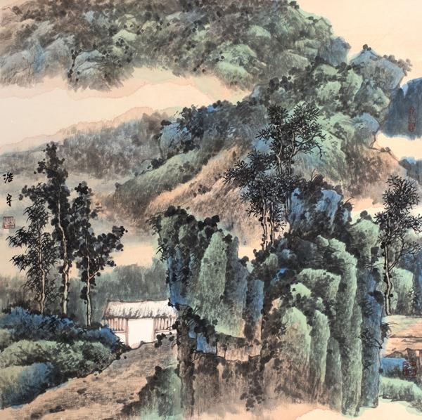 5李浩宇 雨过山色清 69×69cm 缩图.jpg