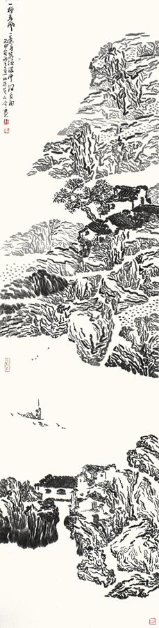 9王焘 一棹春风 138×35cm 缩图.jpg