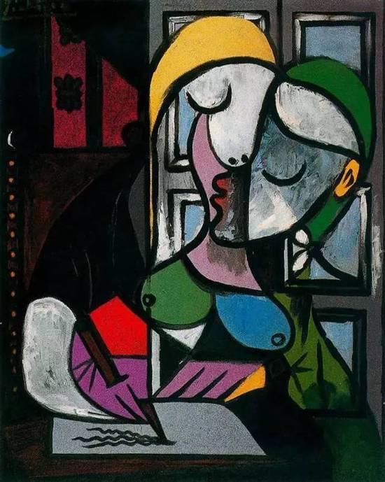 毕加索 Picasso - Woman Writing　　毕加索一生遇到6位女性，这些女人对毕加索的绘画风格有着重要影响。本次展览将展出部分毕加索为她们创作的作品，年代跨越1900年代至1970年代，呈现6位女性不同的个性与经历，以及与毕加索在绘画和生活中的关系。