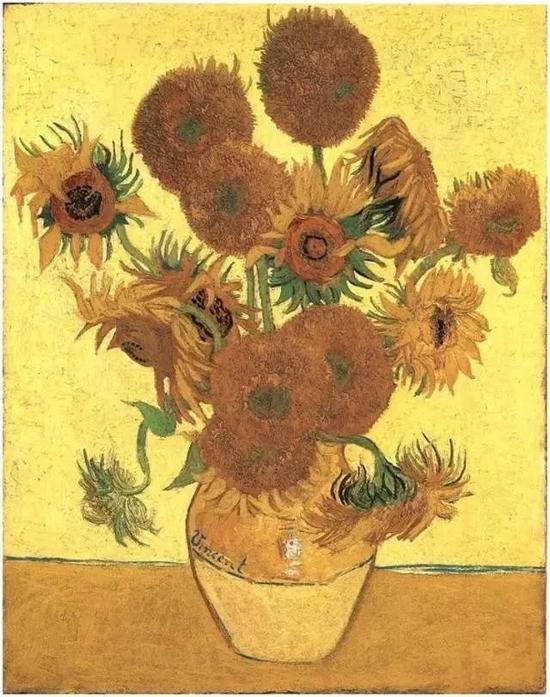 静物－向日葵Still Life - Vase with Sunflowers, 1887