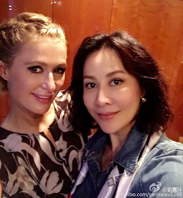 Paris Hilton、刘嘉玲