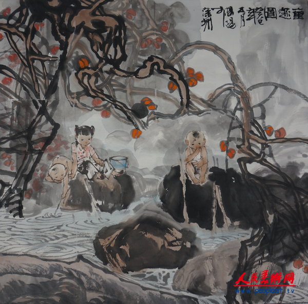 41-童趣图-杨阳68x68cm2013年.png