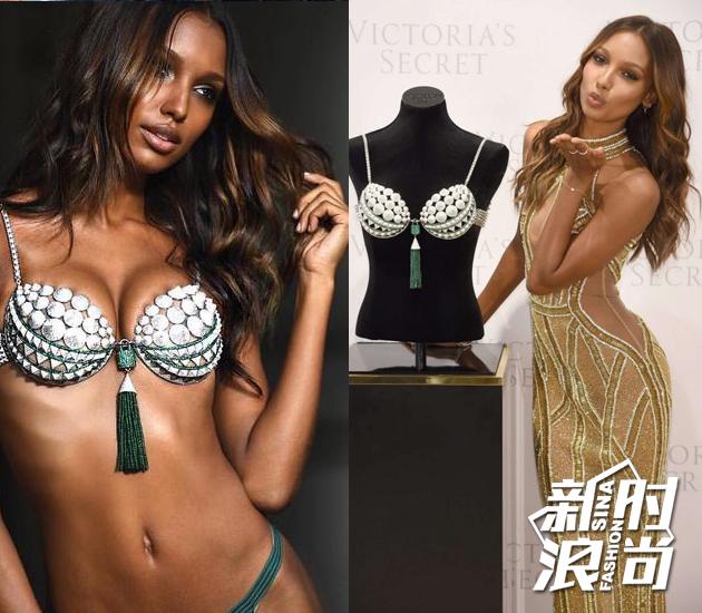 2016年身穿梦幻Bra的模特Jasmine Tookes